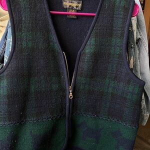 Requirements Wool Vest with Zip Closure